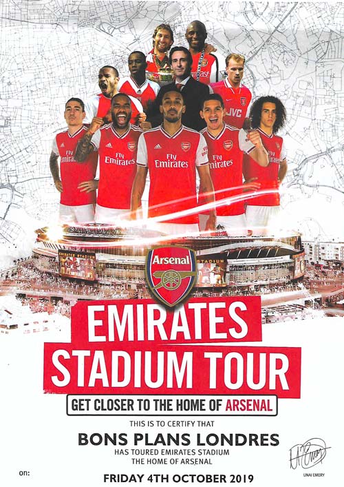 Emirates Stadium: Arsenal FC club stadium tour - London tips